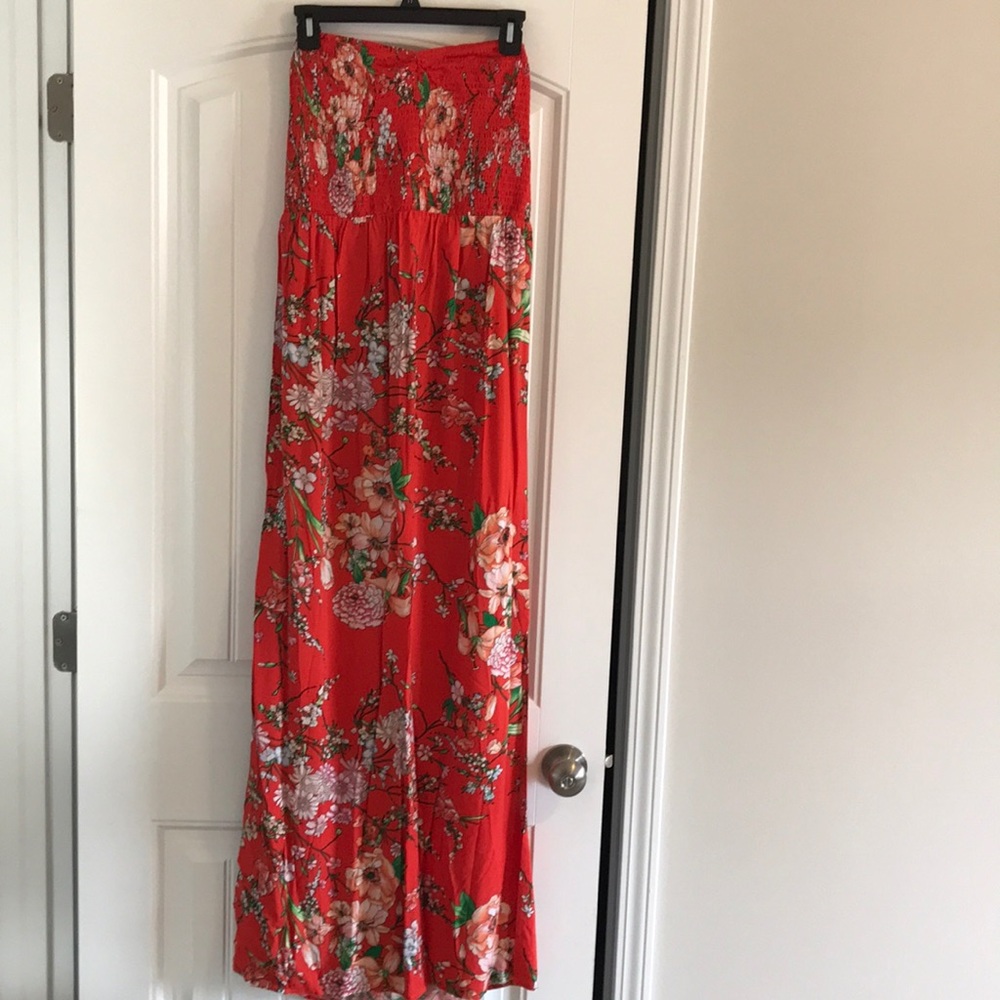 Socialite Tube Top Floral Dress